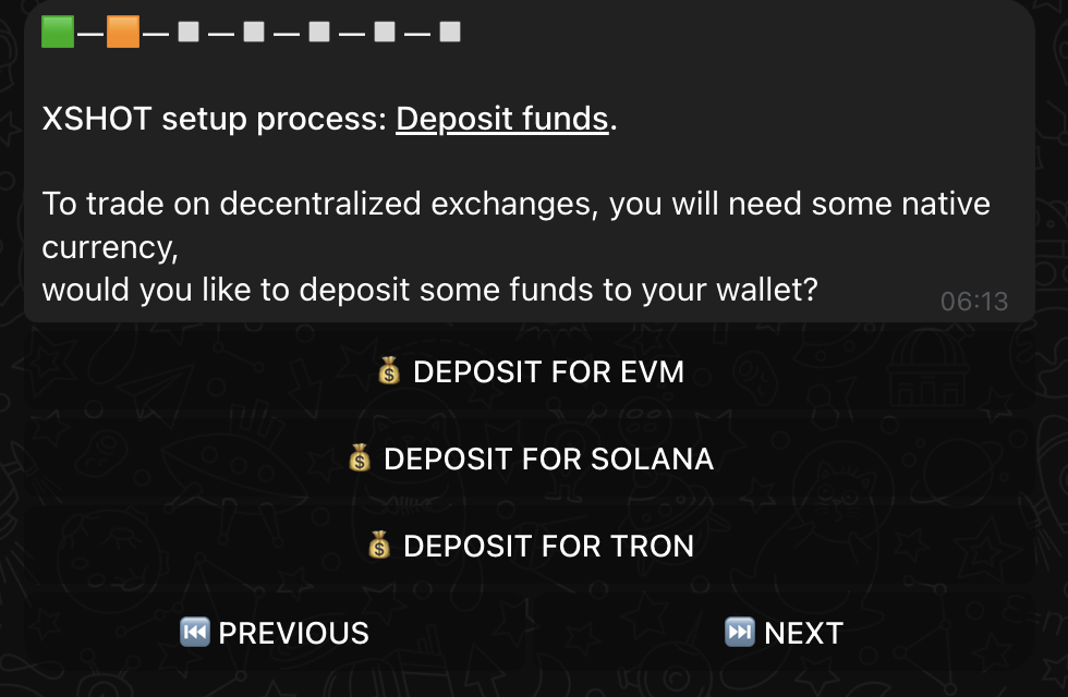 Deposit Options