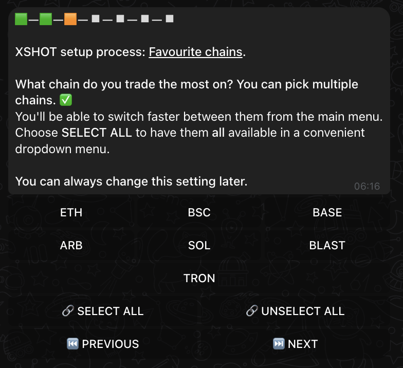 Chain Selection